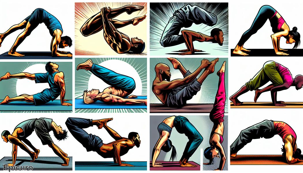 Parada de manos en arco -  Ejercicios de yoga extremos » Lleva tu cuerpo al límite